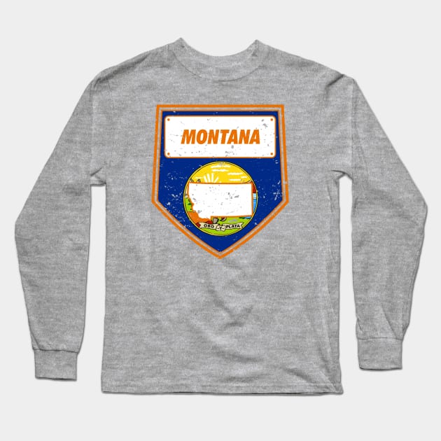 montana Long Sleeve T-Shirt by DeekayGrafx